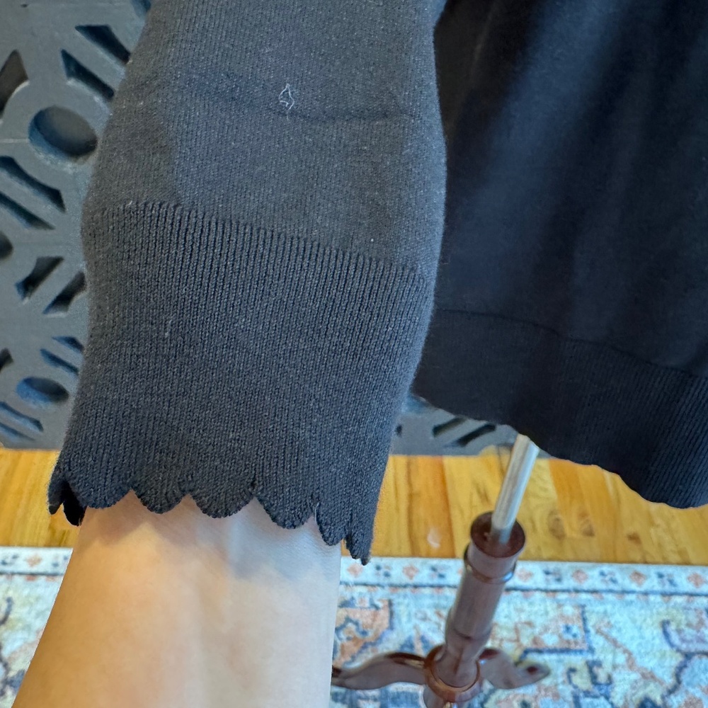 Talbots | Scallop Edge Raglan Sweater - Picture 4 of 8